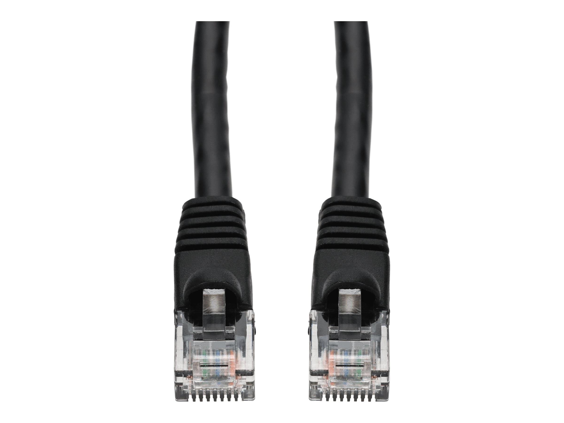 AddOn - Patch cable - RJ-45 (M) to RJ-45 (M) - 2 ft - UTP - CAT 6 - snagless - black (pack of 25) ADD-2FCAT6-BK-25PK