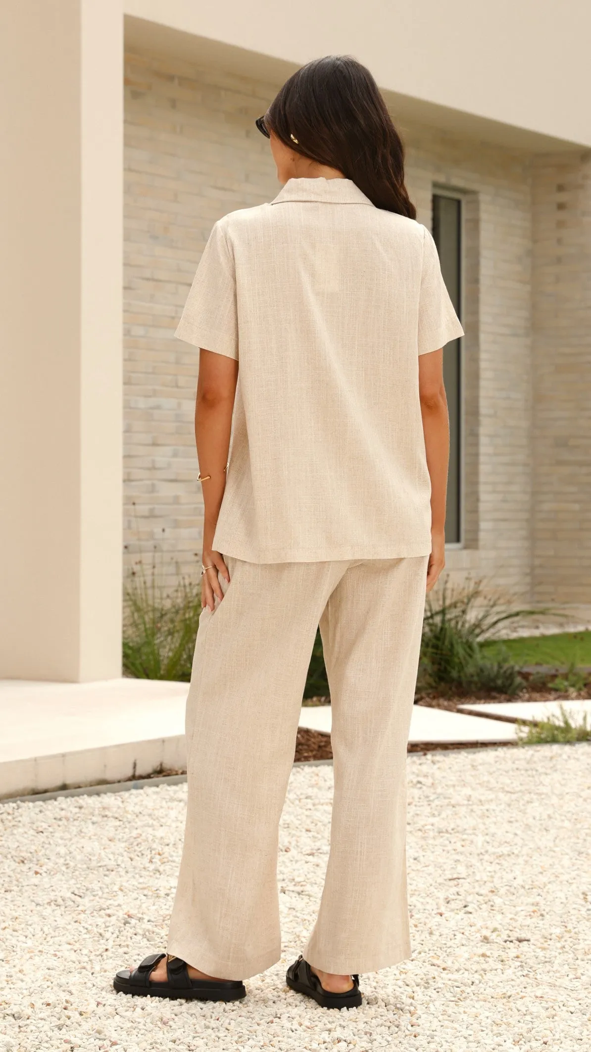 Adelais Pants - Beige