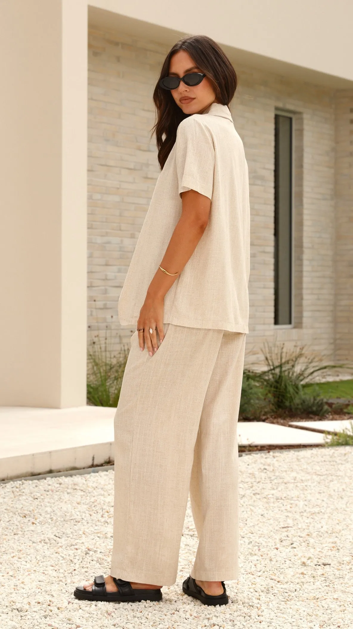 Adelais Pants - Beige