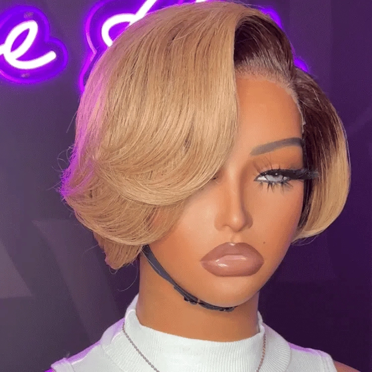 Affordable Pixie Cut Minimalist HD Lace Glueless Wig Pre-Cut Lace
