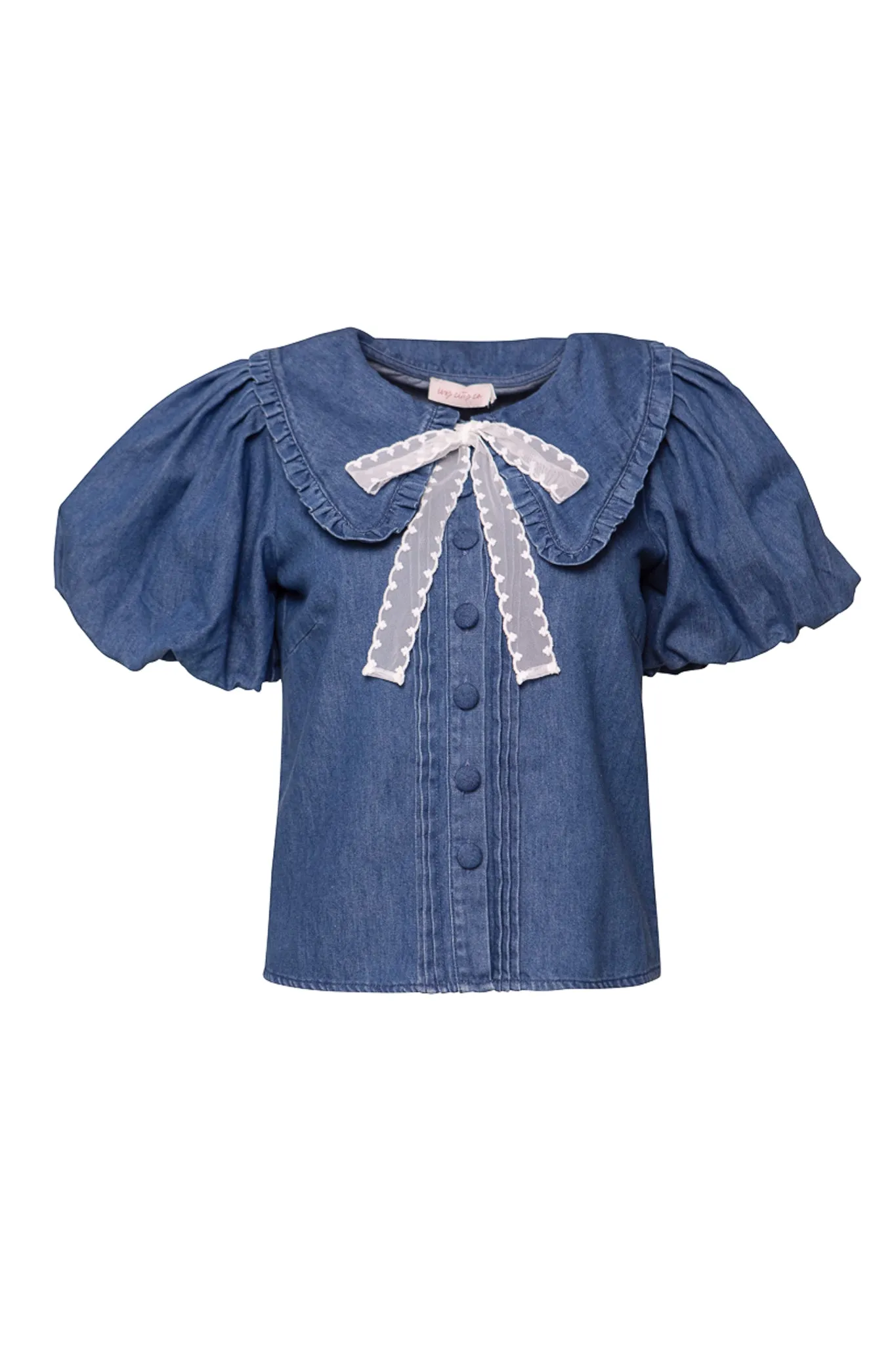Andrea Blouse in Denim