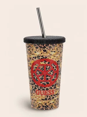 Animal Print Logo Travel Tumbler Cup