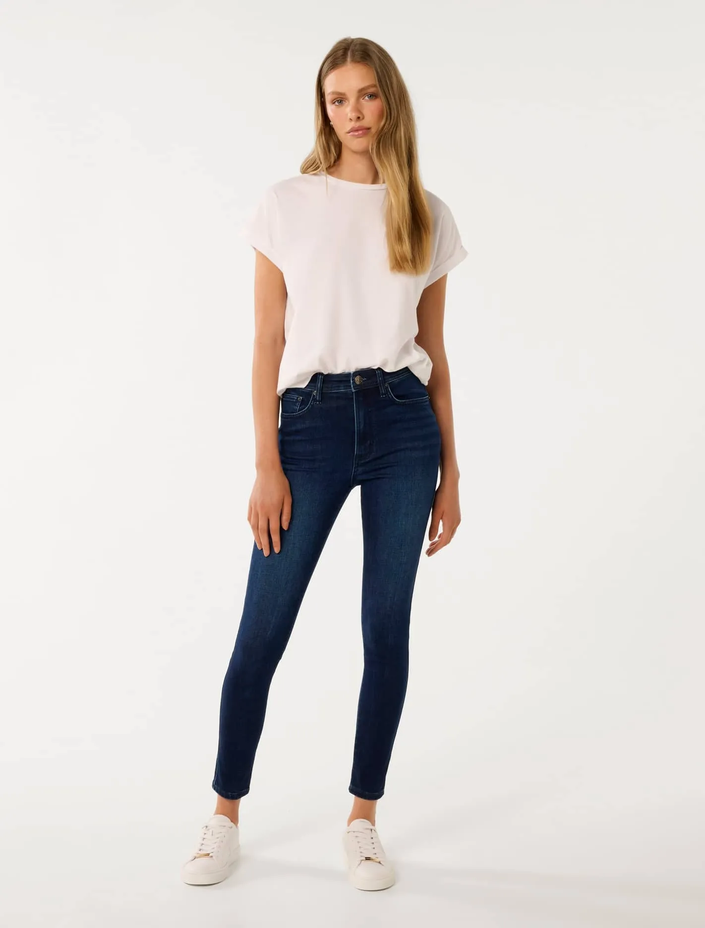 Ashley Mid-Rise Skinny Jeans