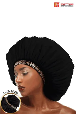 BEAUTY TOWN WIDE KNIT BONNET CAP