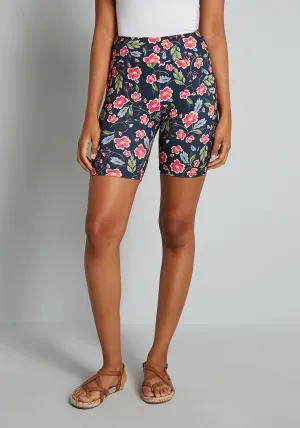 Blazing Cycling Trails Bike Shorts