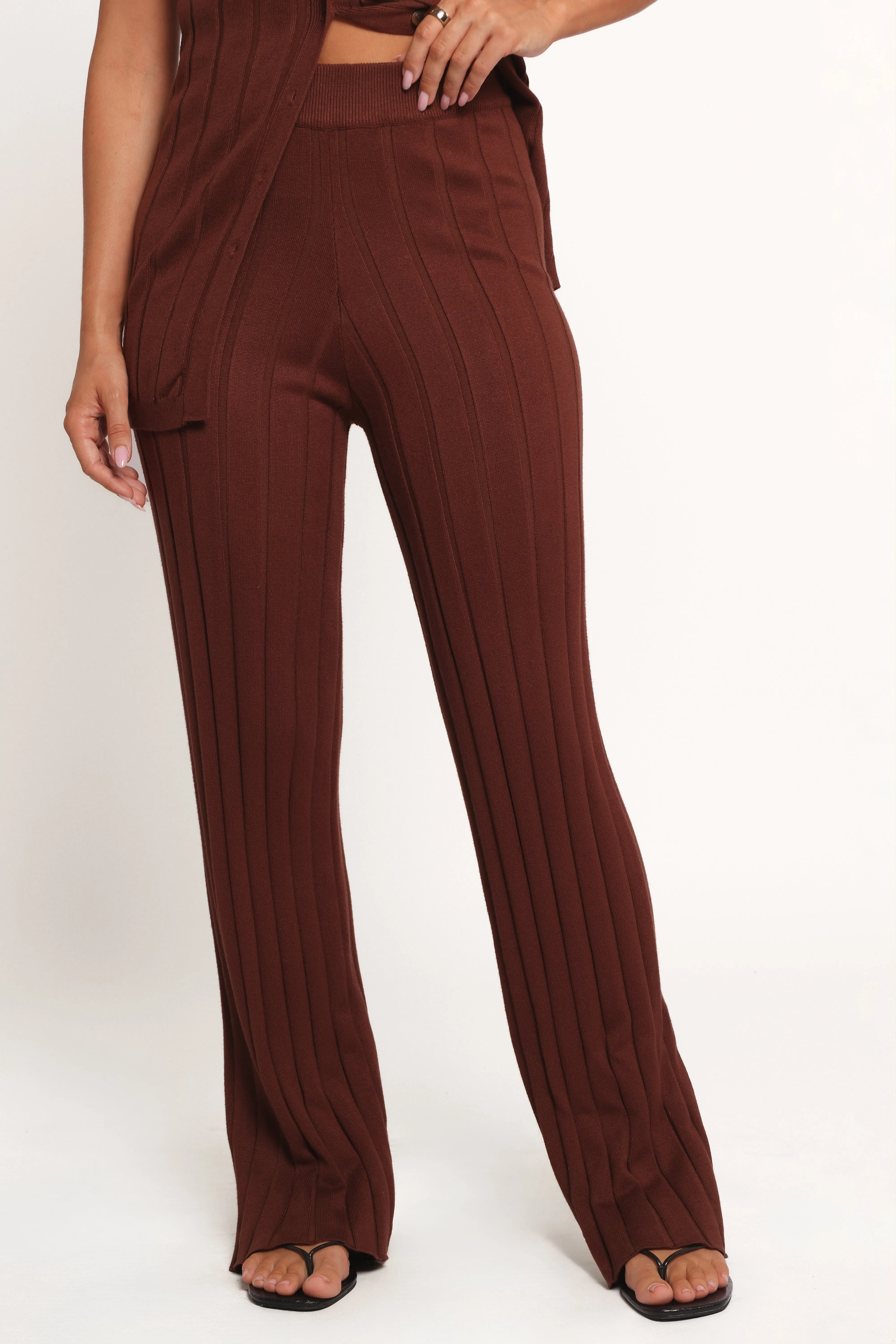 Bowery Knit Set - Chocolate