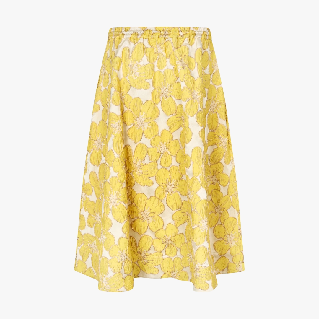 BristolLL Midi Skirt (Light Yellow)