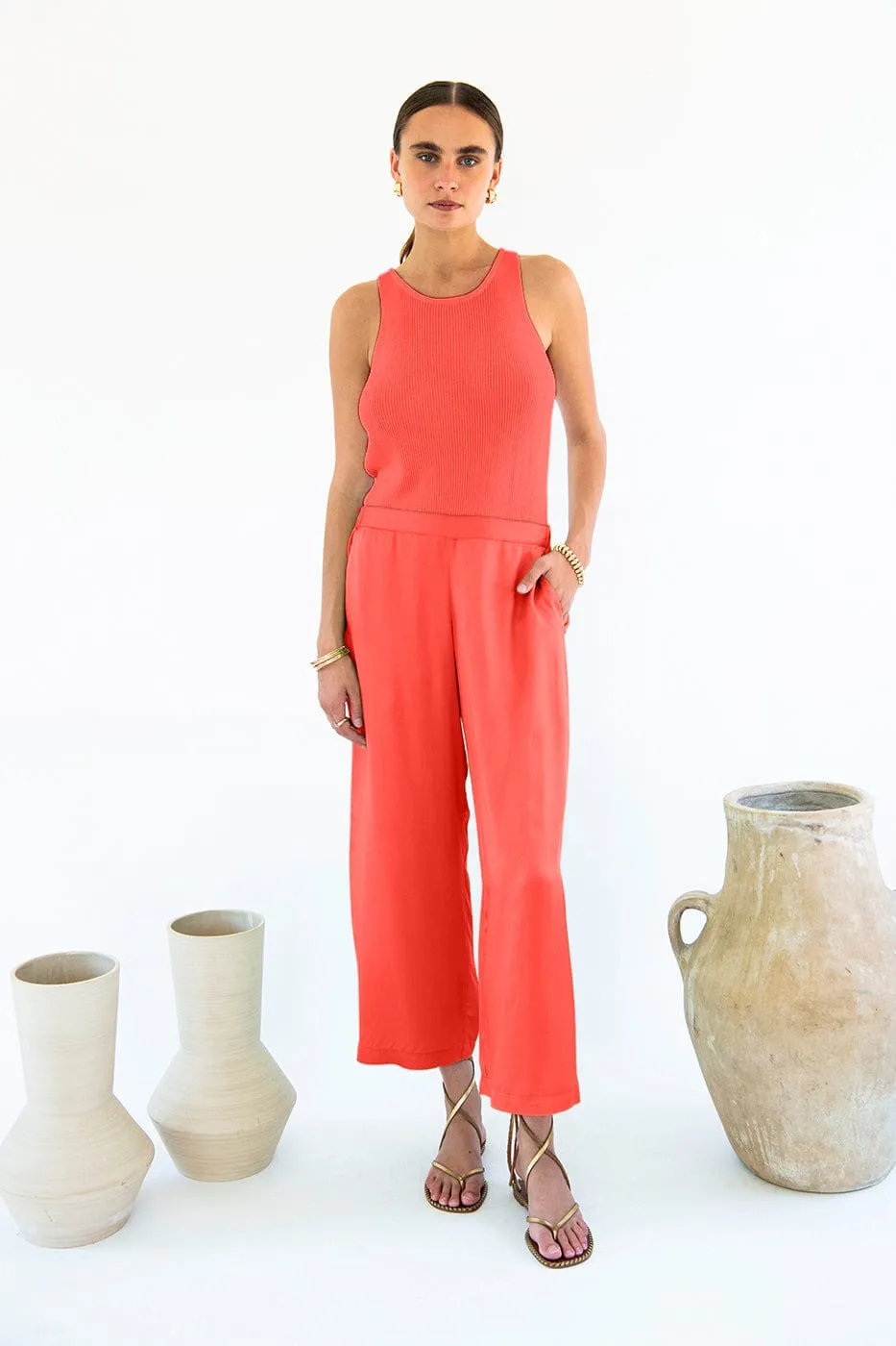 Carina TENCEL ™ Modal Cropped Palazzo Trousers | Multiple Colours