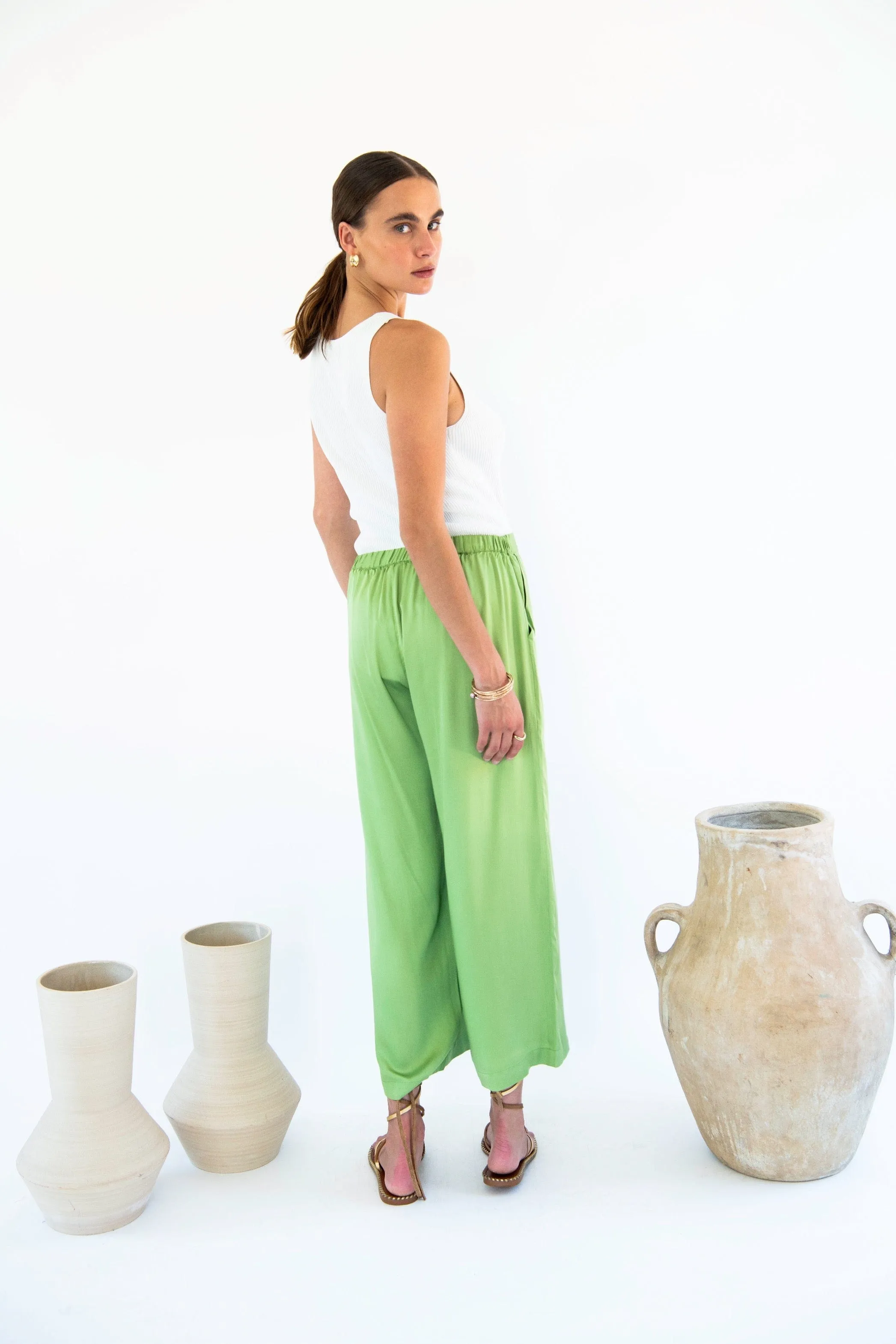 Carina TENCEL ™ Modal Cropped Palazzo Trousers | Multiple Colours