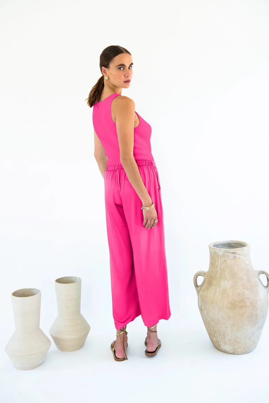 Carina TENCEL ™ Modal Cropped Palazzo Trousers | Multiple Colours
