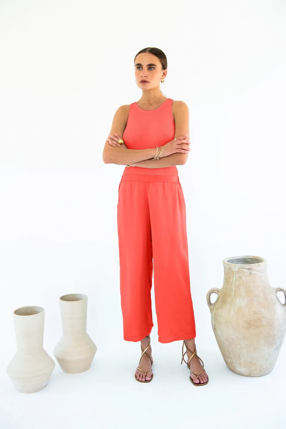 Carina TENCEL ™ Modal Cropped Palazzo Trousers | Multiple Colours