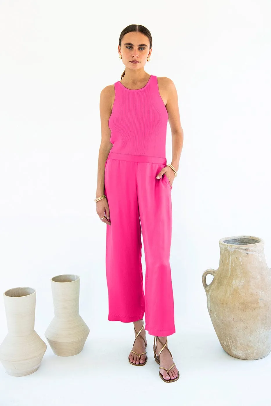 Carina TENCEL ™ Modal Cropped Palazzo Trousers | Multiple Colours
