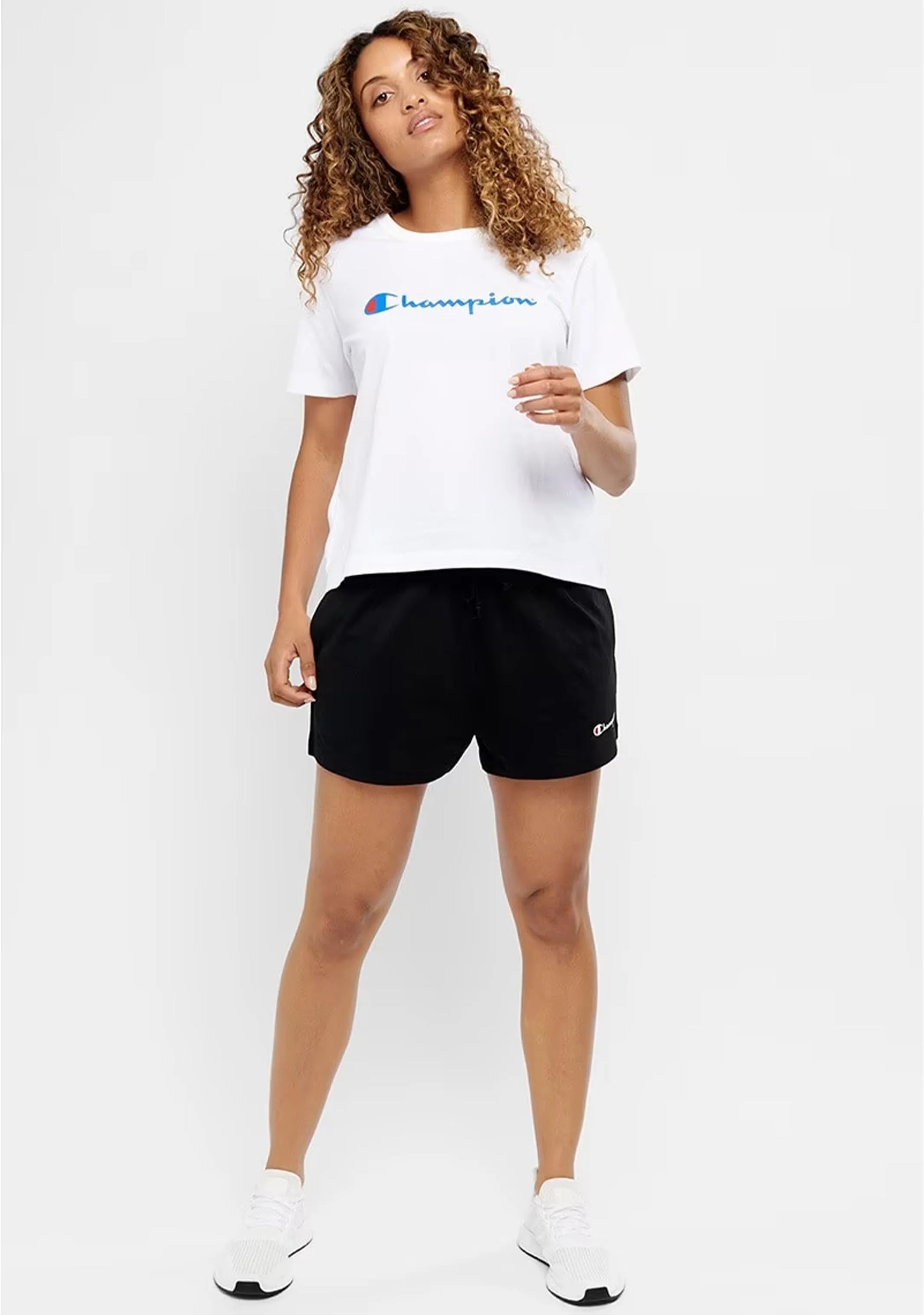 Champion Women’s Jersey Hi-Waist Script Short