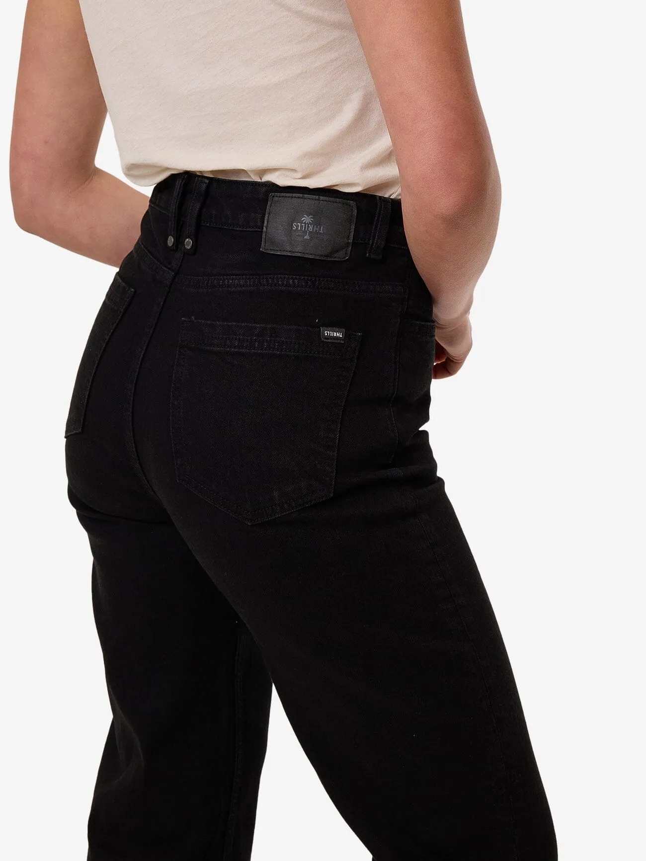 Cherry High Rise Stretch Jean - Black Rinse