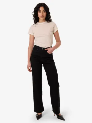 Cherry High Rise Stretch Jean - Black Rinse