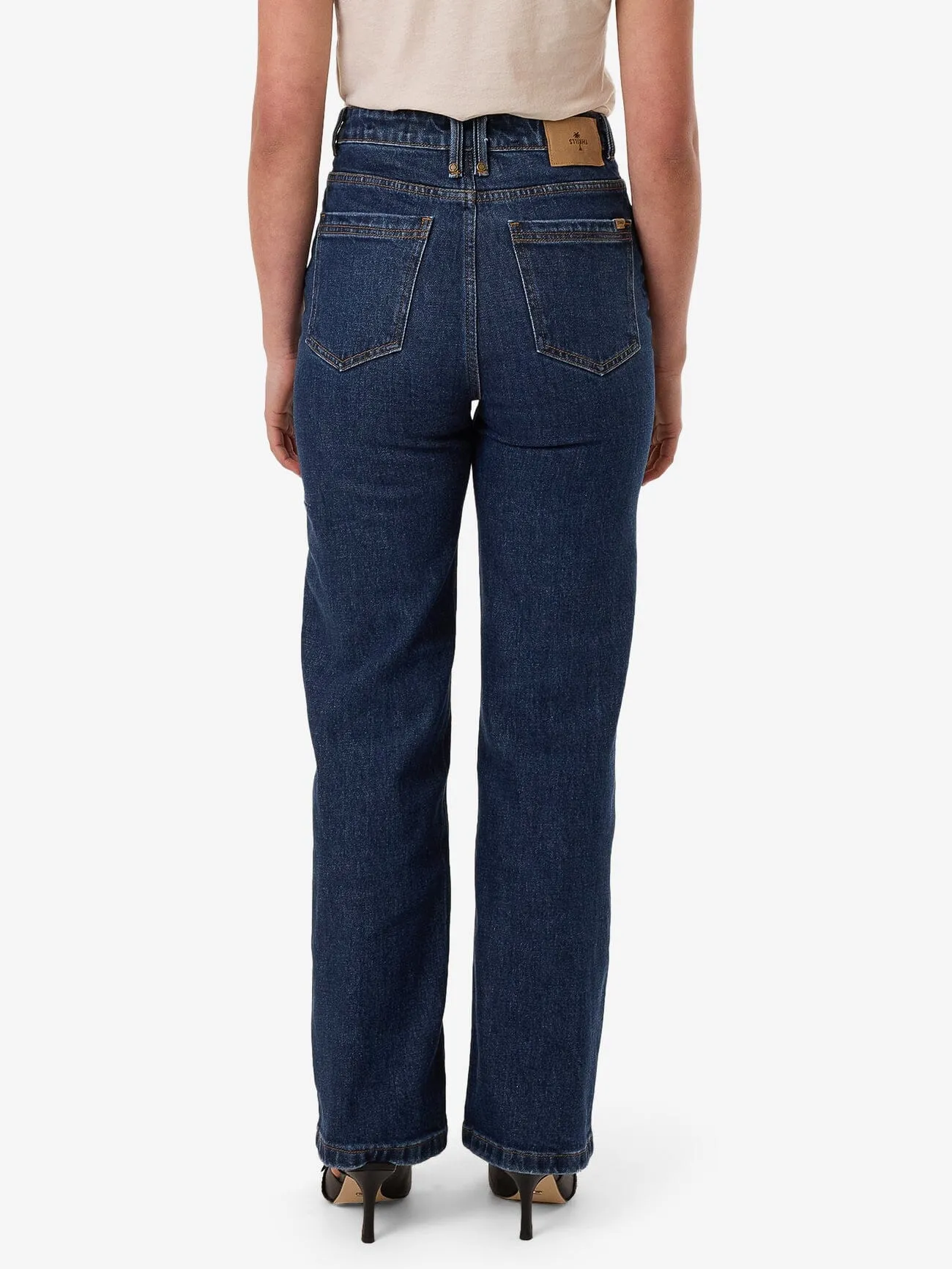 Cherry High Rise Stretch Jean - Rinsed Ink