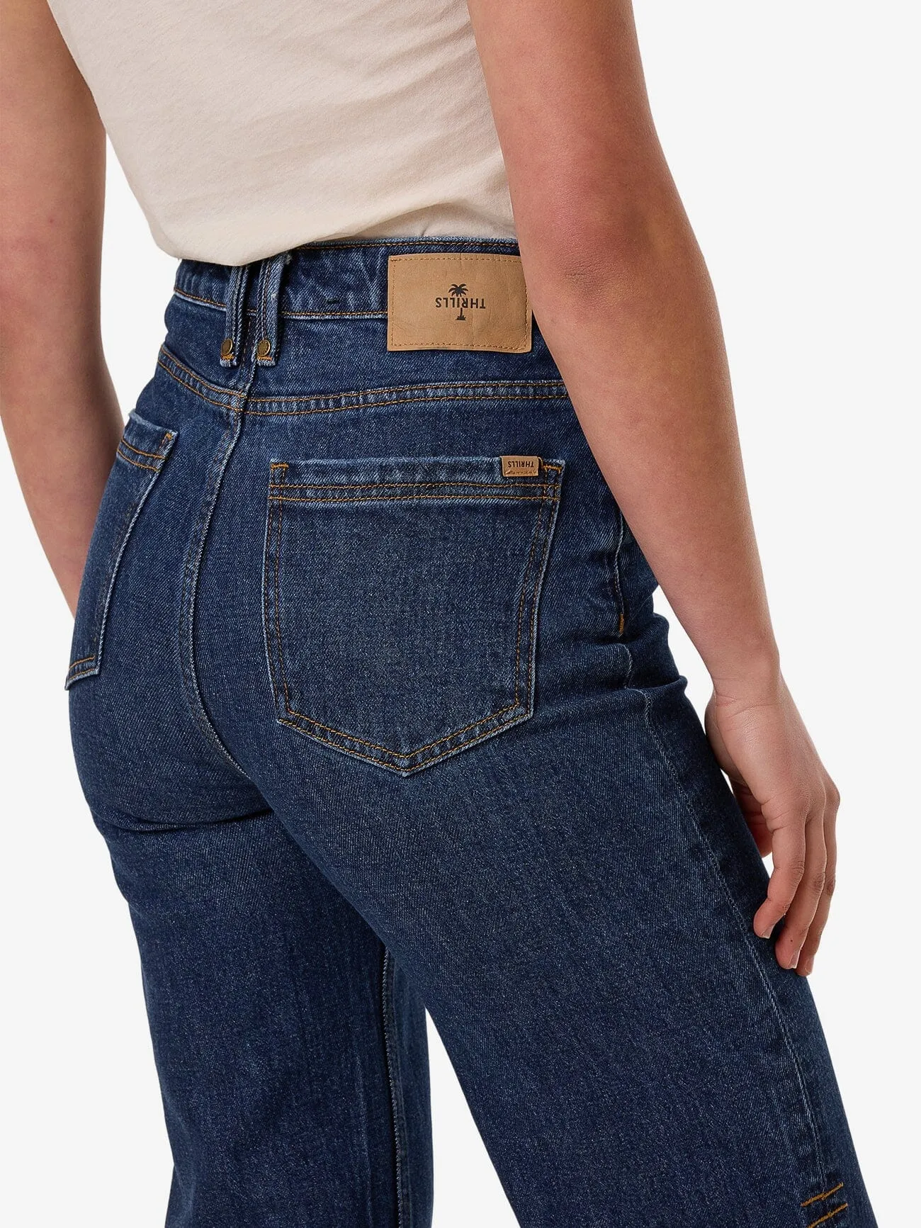 Cherry High Rise Stretch Jean - Rinsed Ink
