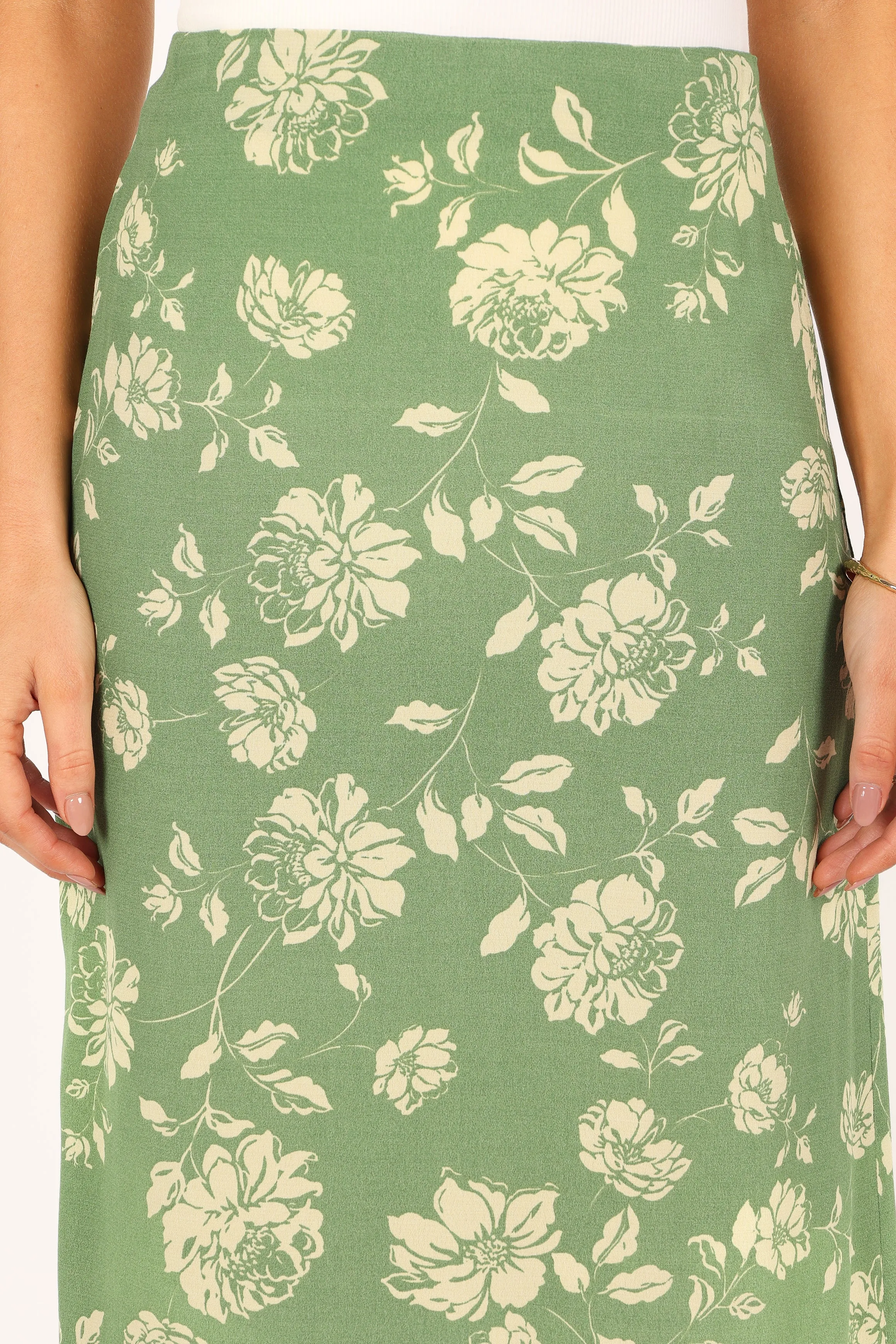 Cordelia Midi Skirt - Green