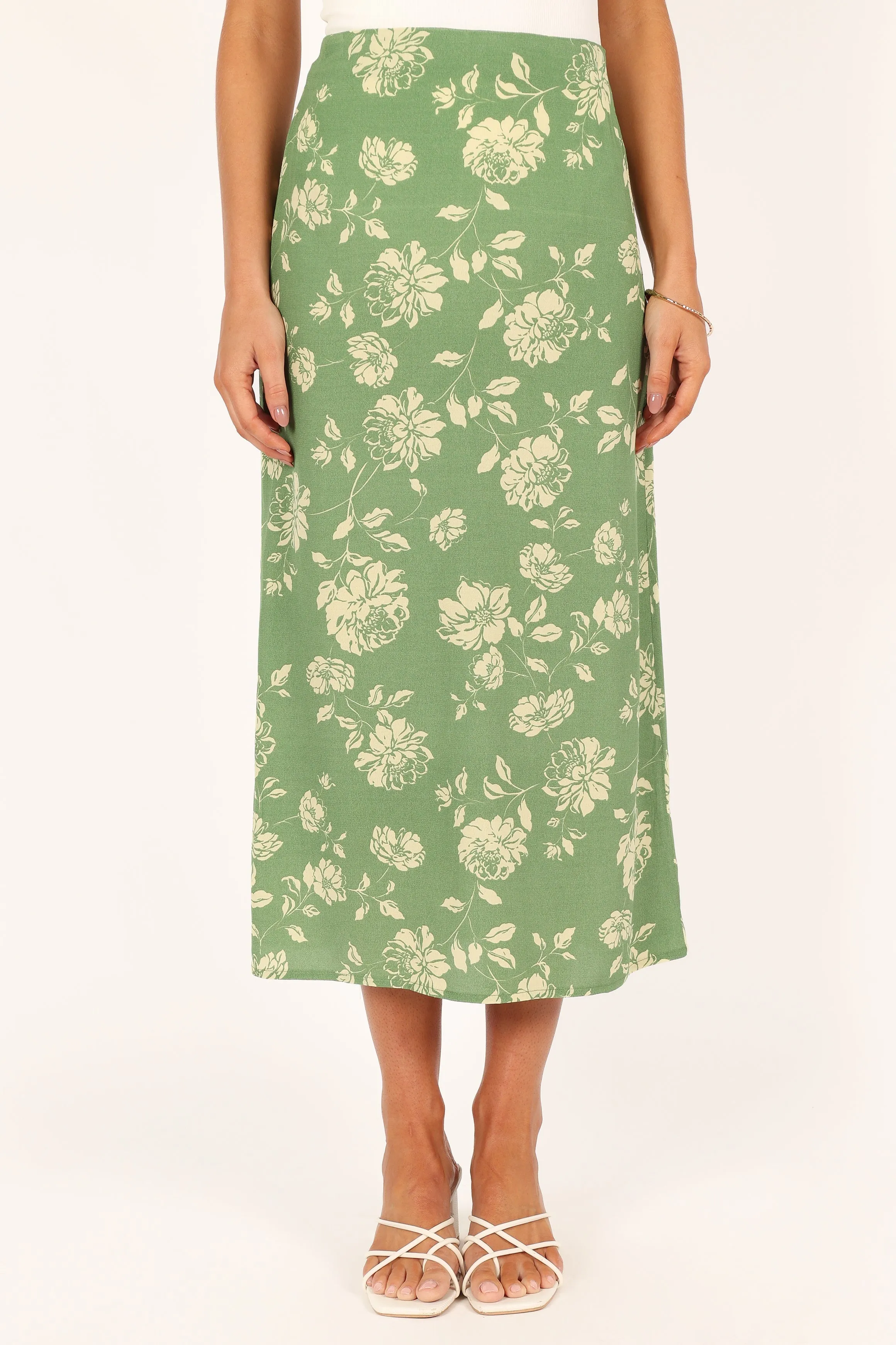 Cordelia Midi Skirt - Green
