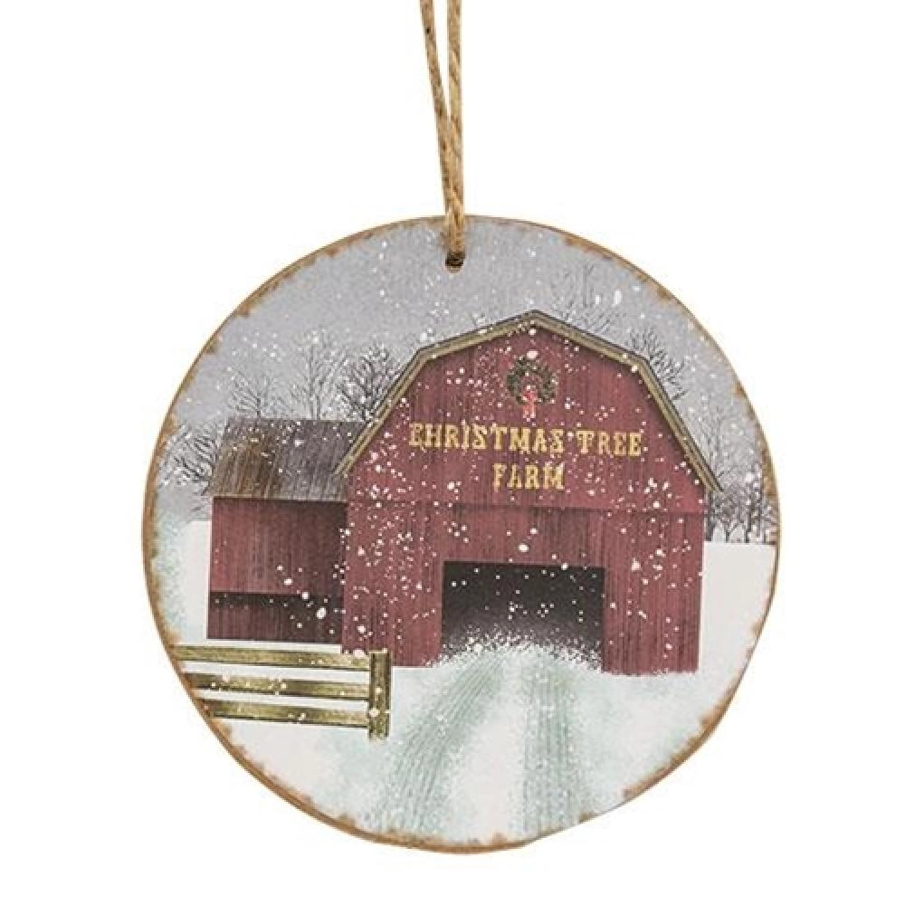 *Cut Your Own Round Christmas Ornament