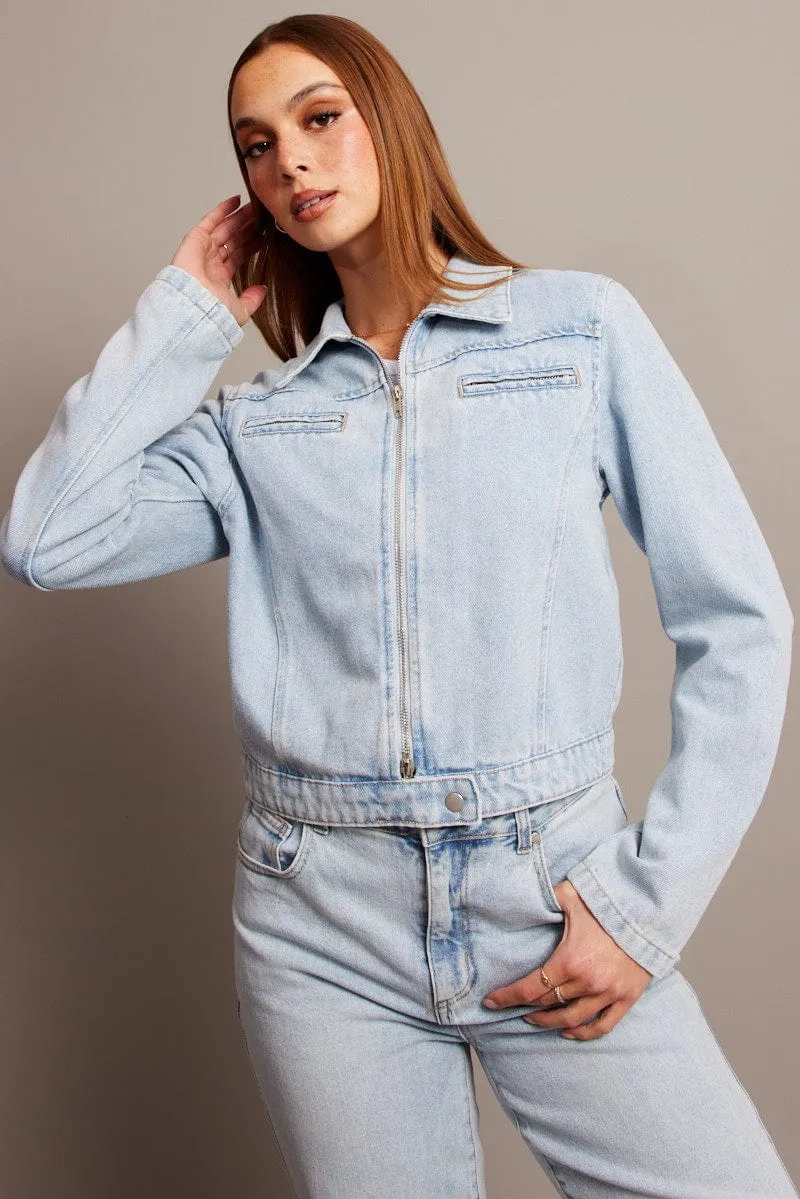 Denim Jacket Long Sleeve