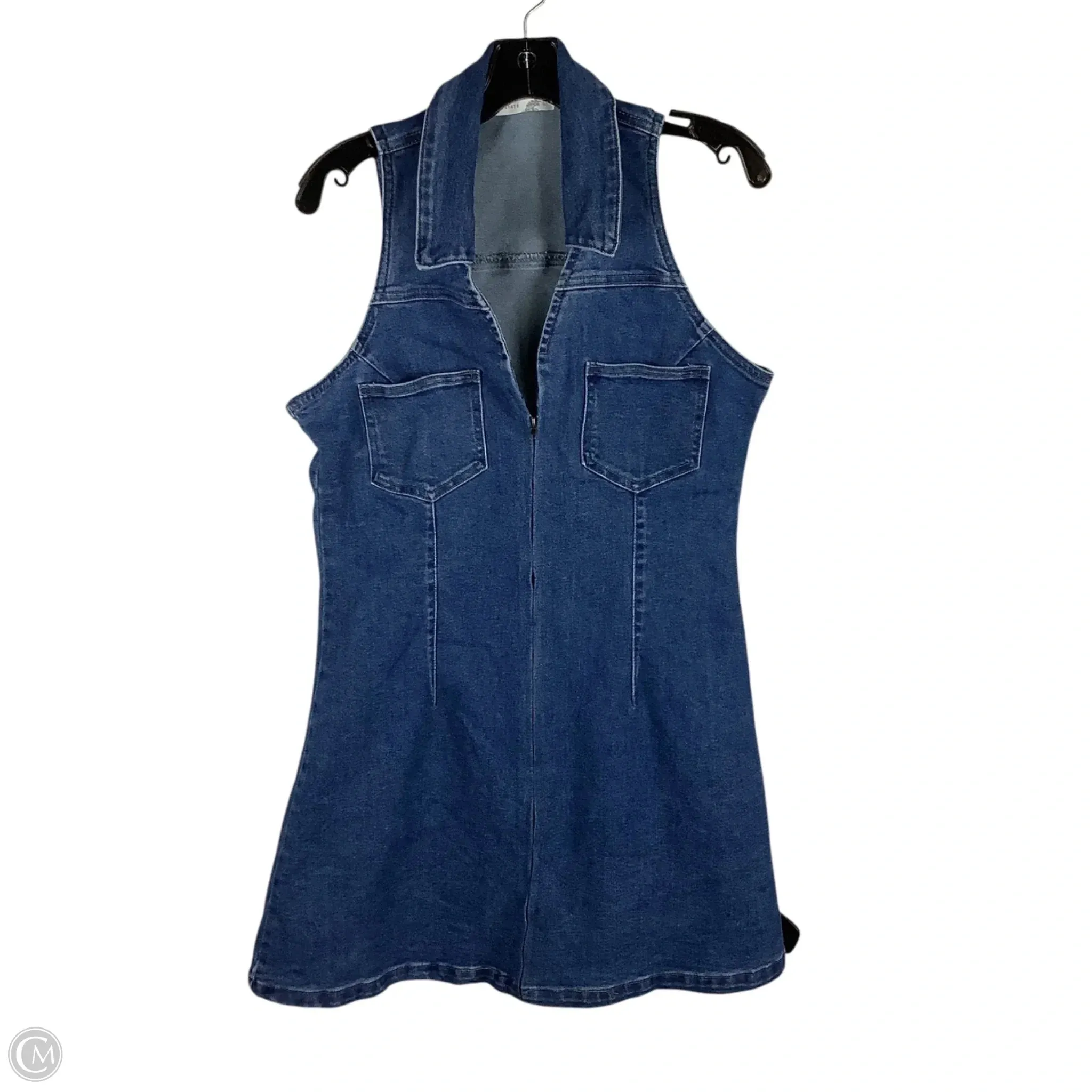 Dress Casual Short By Altard State In Blue Denim, Size: L
