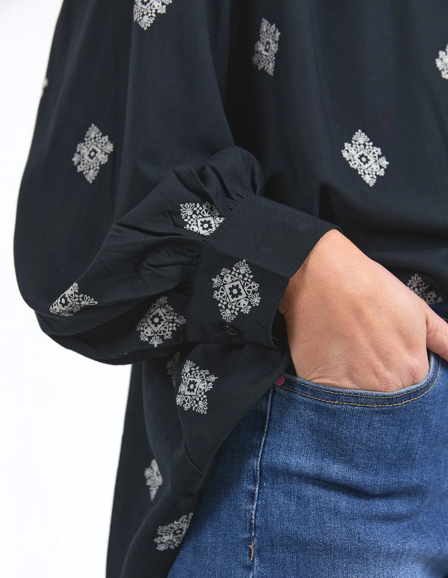 Elm Georgina Print Blouse Georgina Print