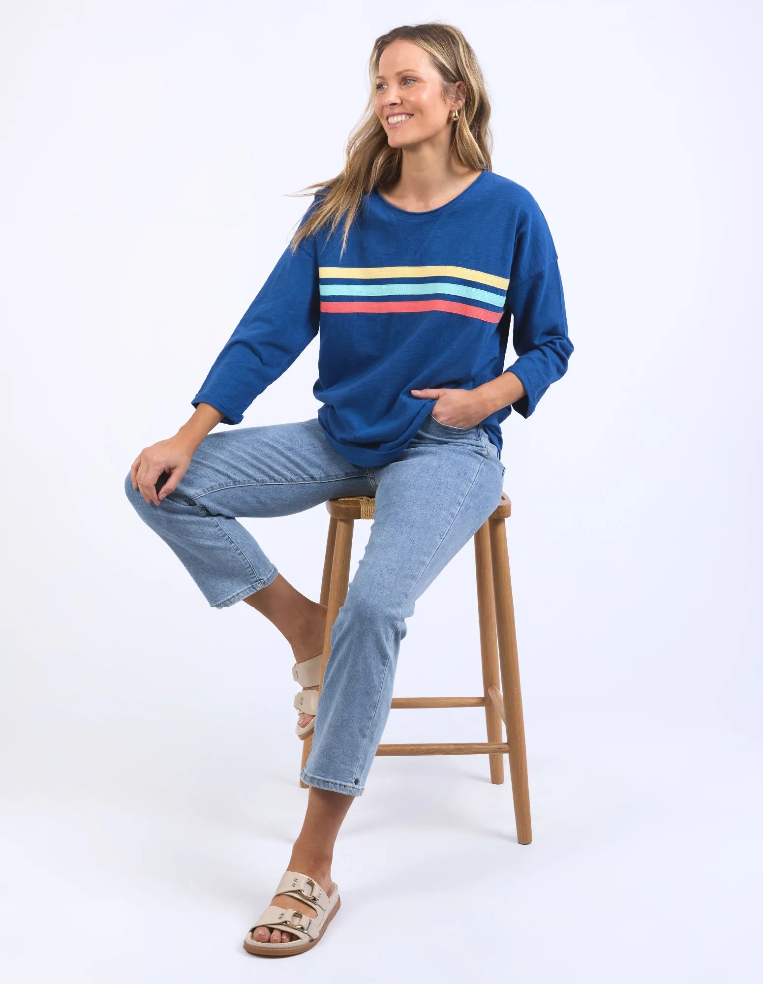 Elm Horizon Sweat Dark Sapphire