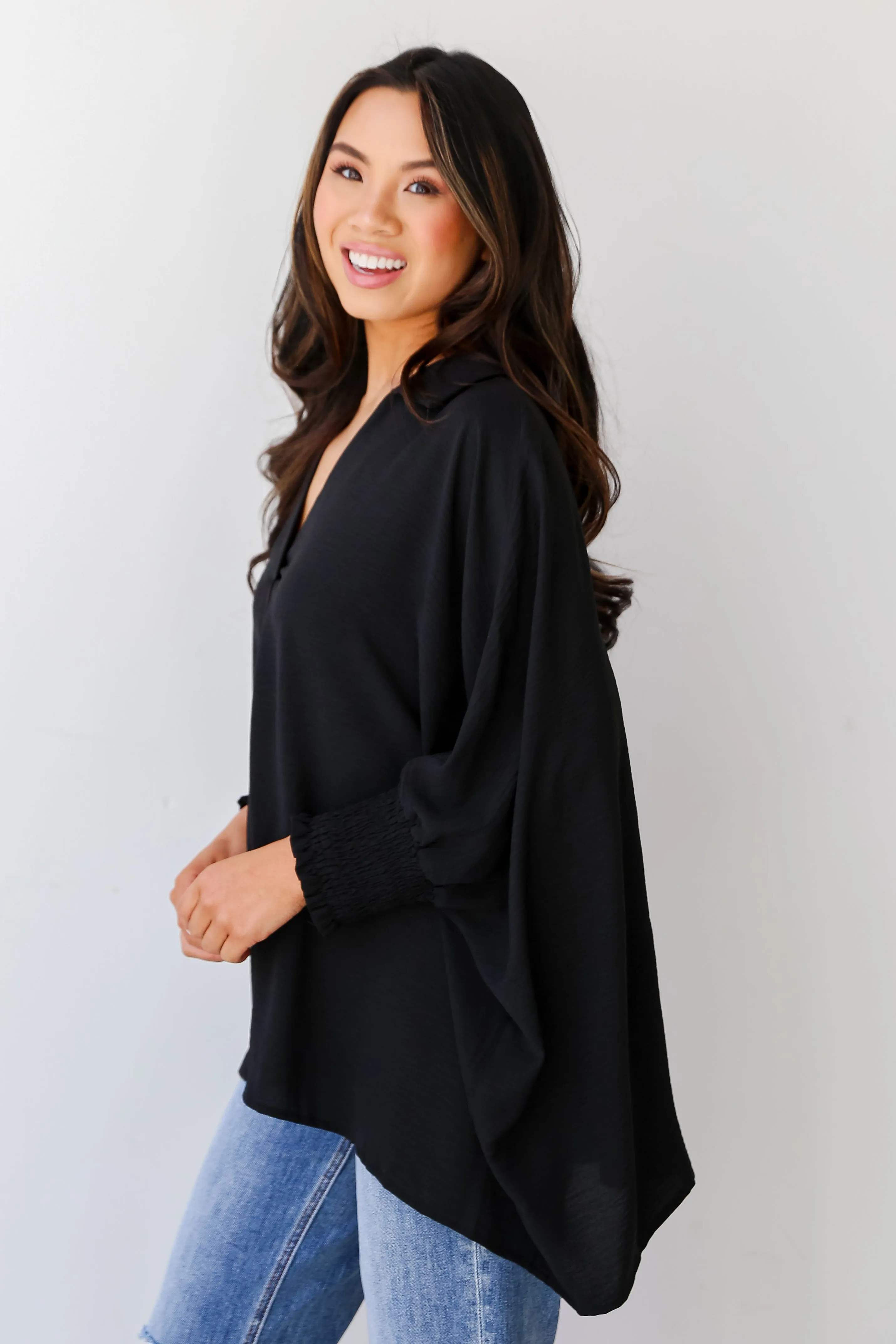 FINAL SALE - Lennon Oversized Blouse - DU DEAL