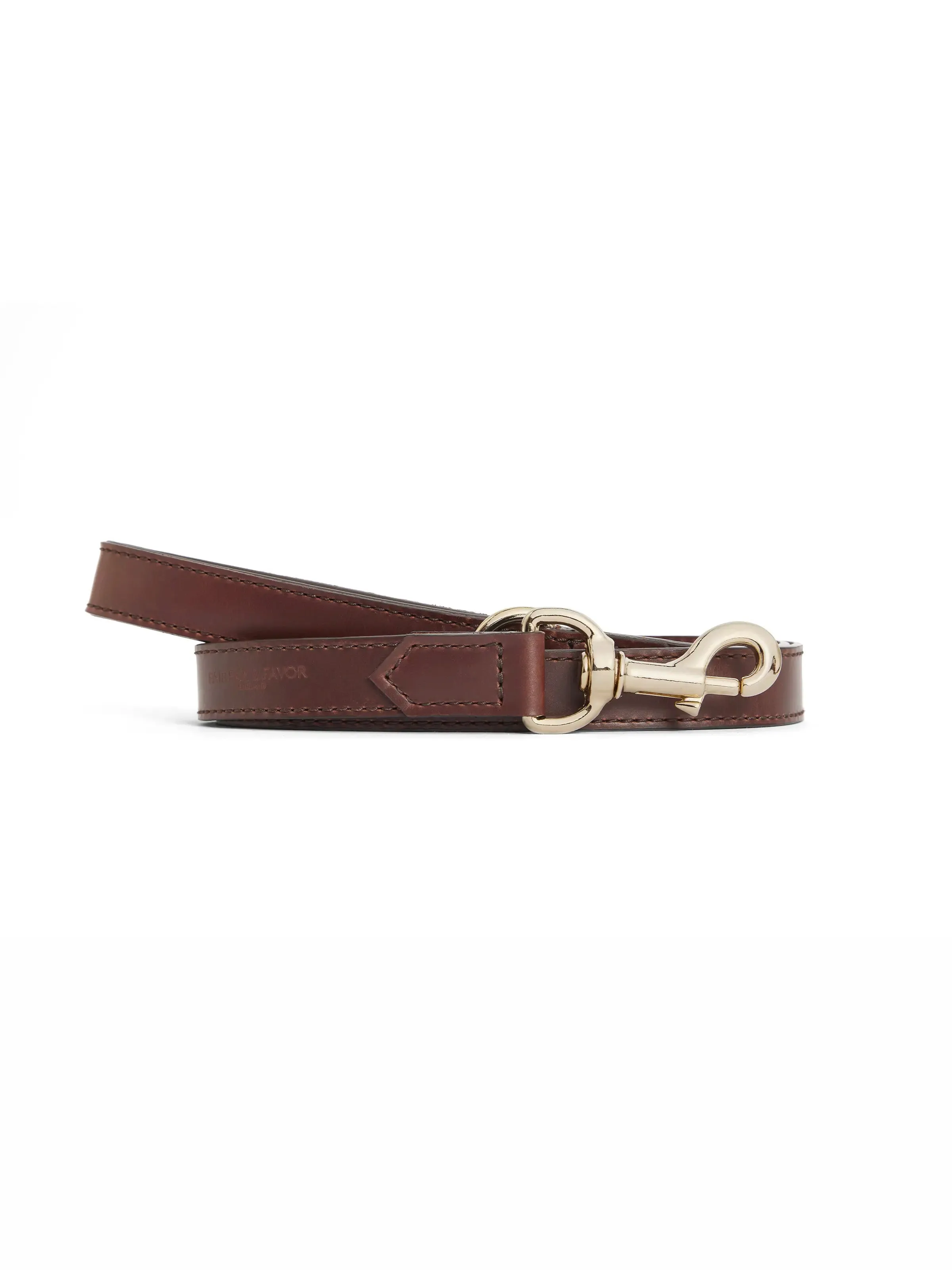 Fitzroy Slim Dog Lead - Tan Leather