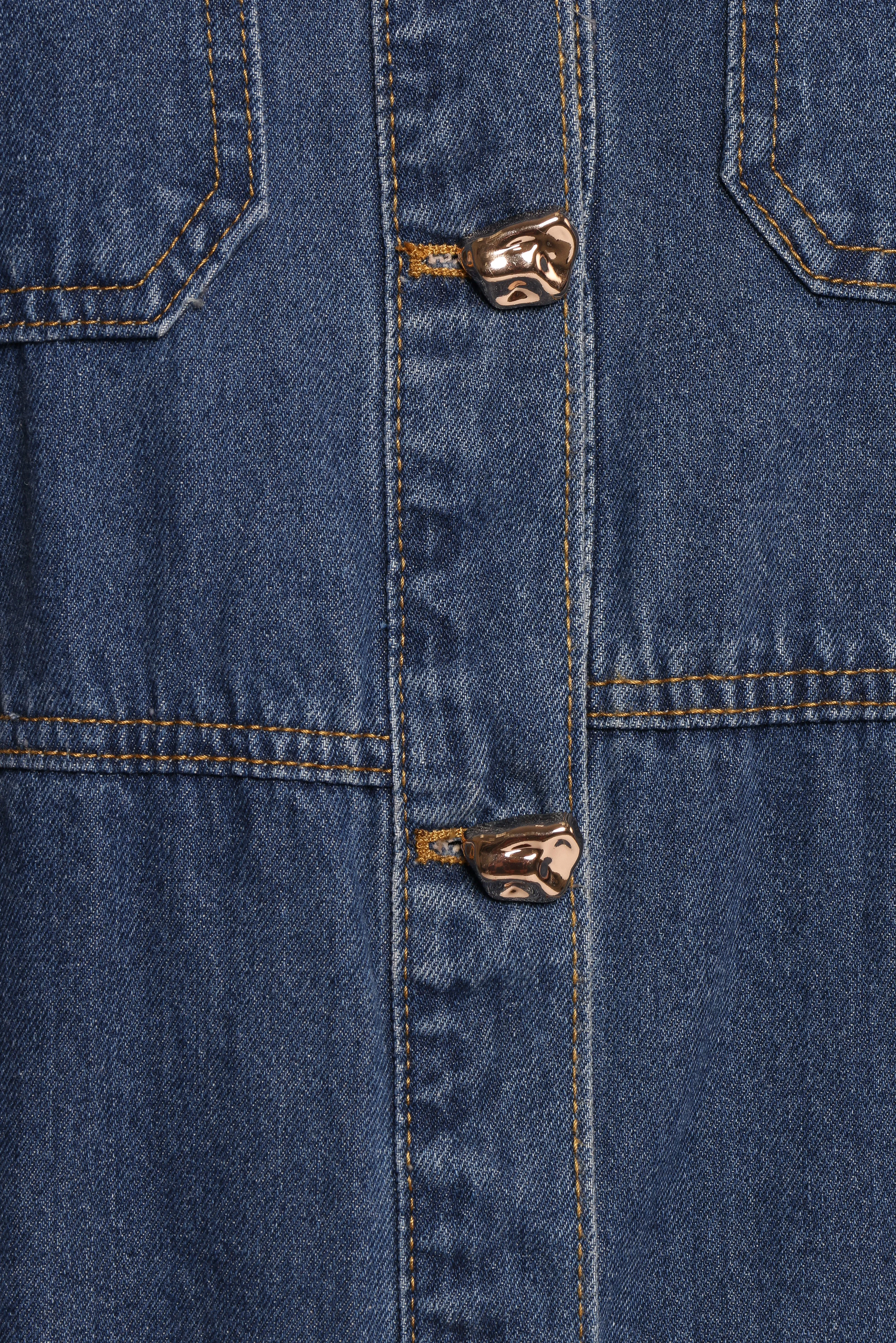 Fleming Shirt Mini Dress - Denim