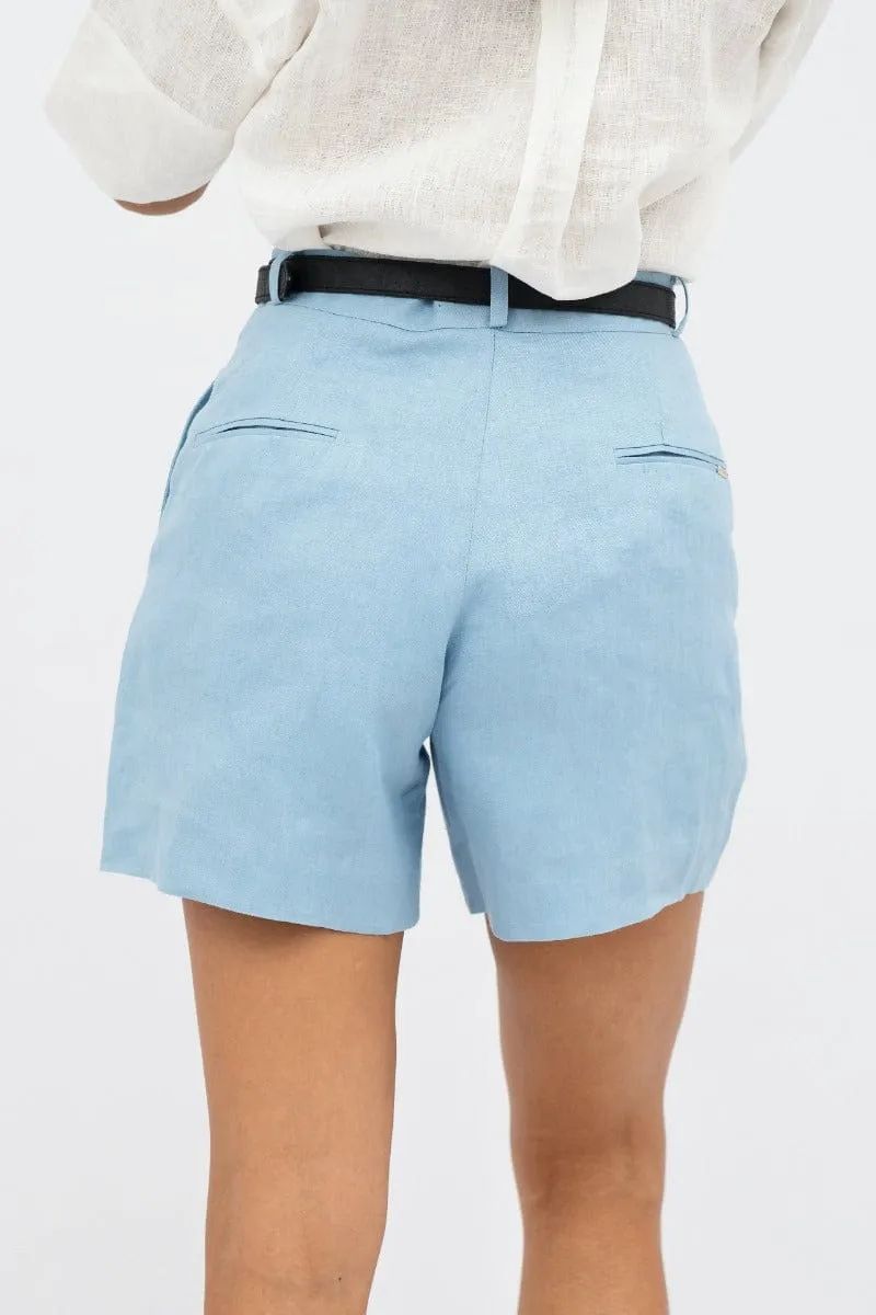 French Riviera Linen Mom Shorts | Summer House