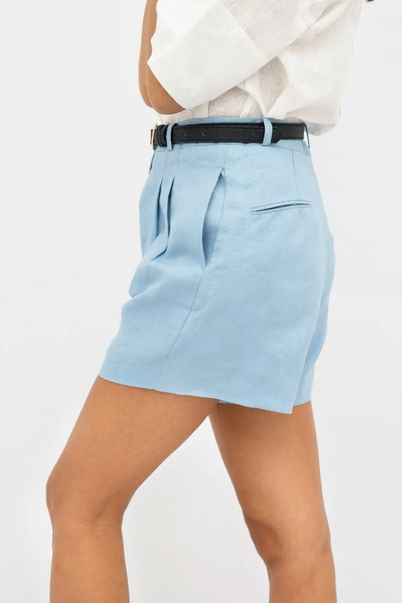 French Riviera Linen Mom Shorts | Summer House
