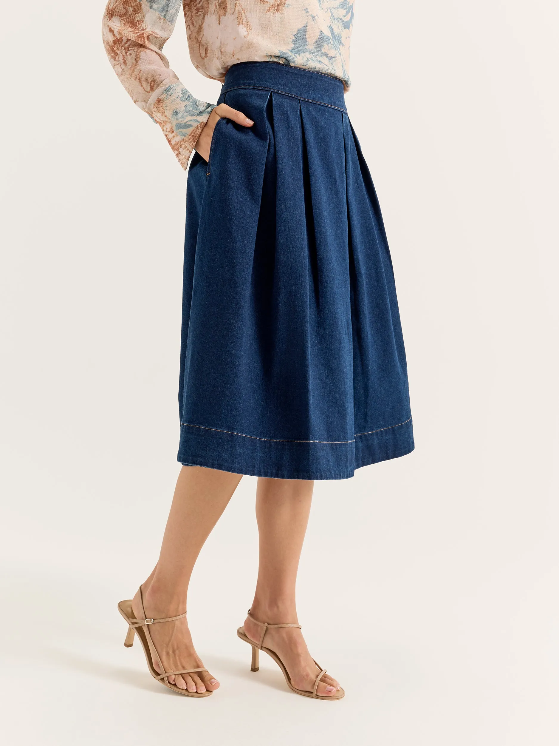 Giverny Denim Skirt