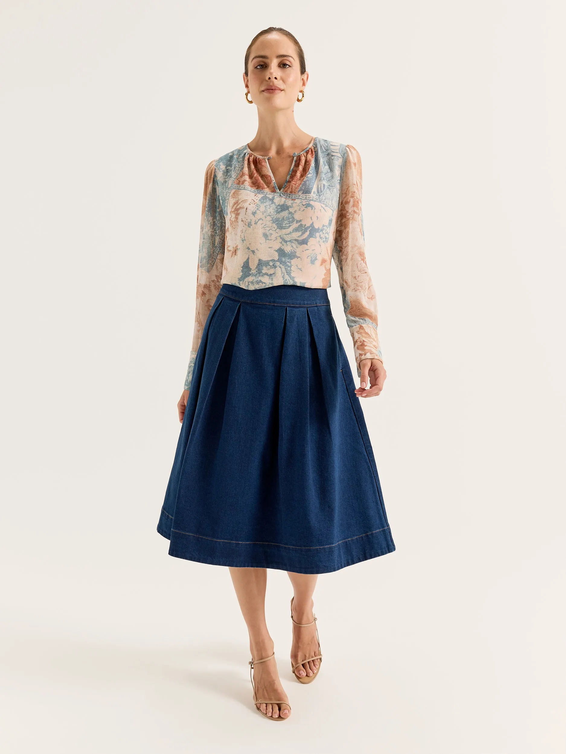 Giverny Denim Skirt