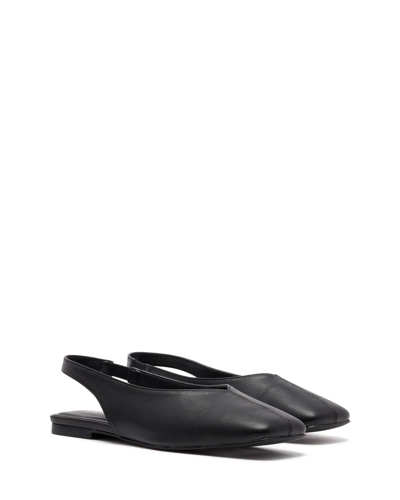 Graze Slingback Flat Black