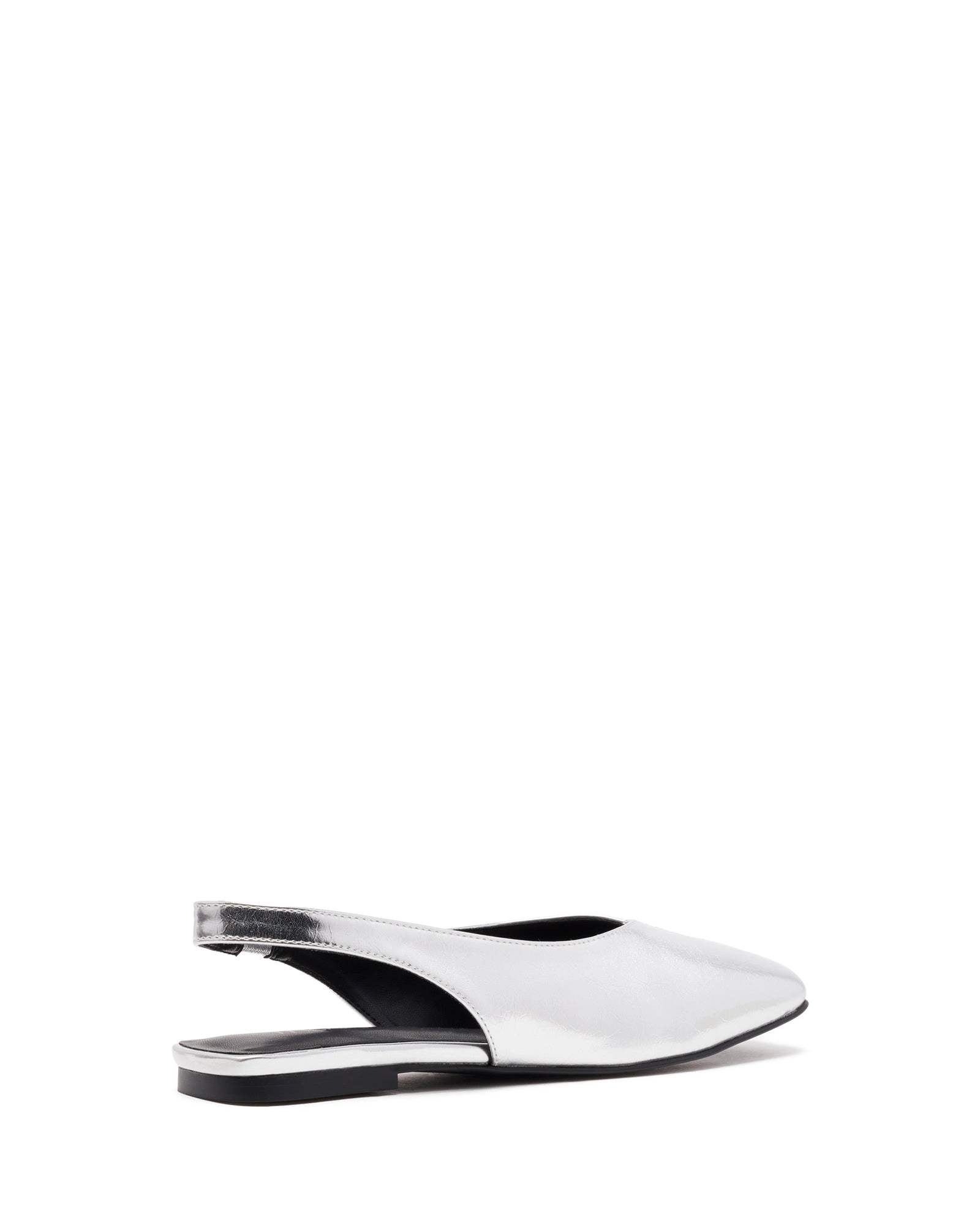 Graze Slingback Flat Silver