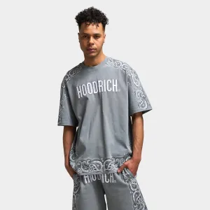 Hoodrich Motif Oversized Graphic T-Shirt Monument / White - Lava Smoke