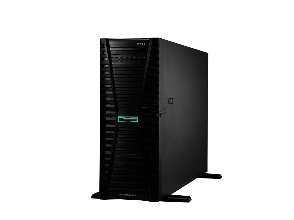 HPE ProLiant ML350 Gen11 Base - Server - tower 4U - 2-way - 1 x Xeon Silver 4410Y / up to 3.9 GHz - RAM 32 GB - SATA/SAS/NVMe P53566-371