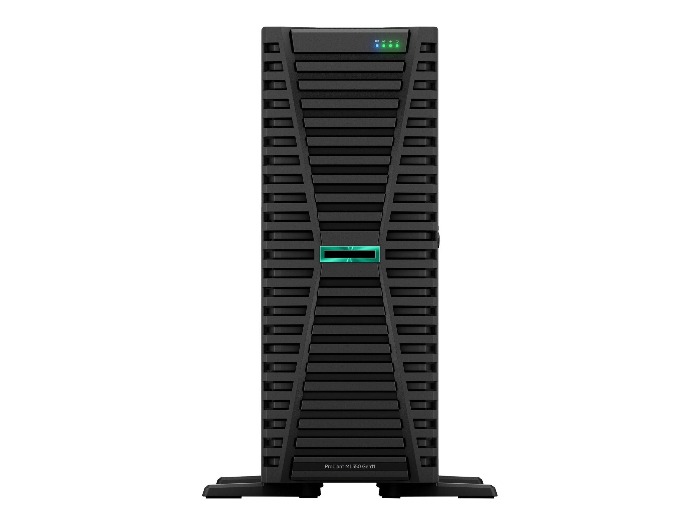 HPE ProLiant ML350 Gen11 Higher Performance - Server - tower 4U - 2-way - 1 x Xeon Gold 5418Y / up to 3.8 GHz - RAM 32 GB - SATA/SAS/NVMe P53570-371