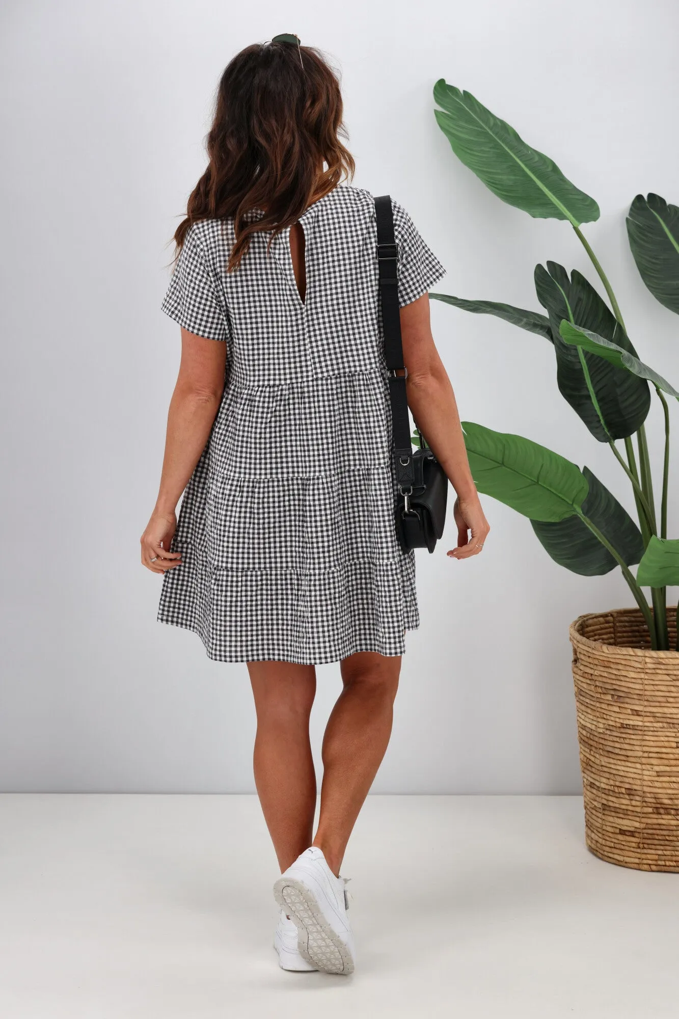 Huffer Catalina Milly Dress Black/Ivory