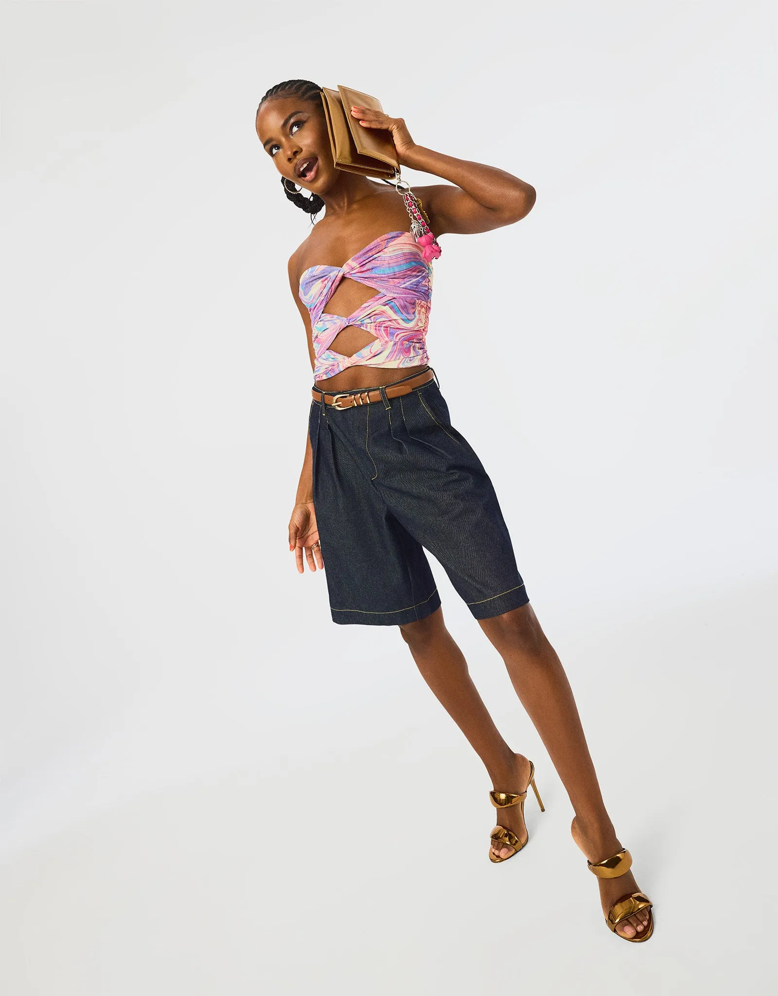 IVANA DENIM SHORTS
