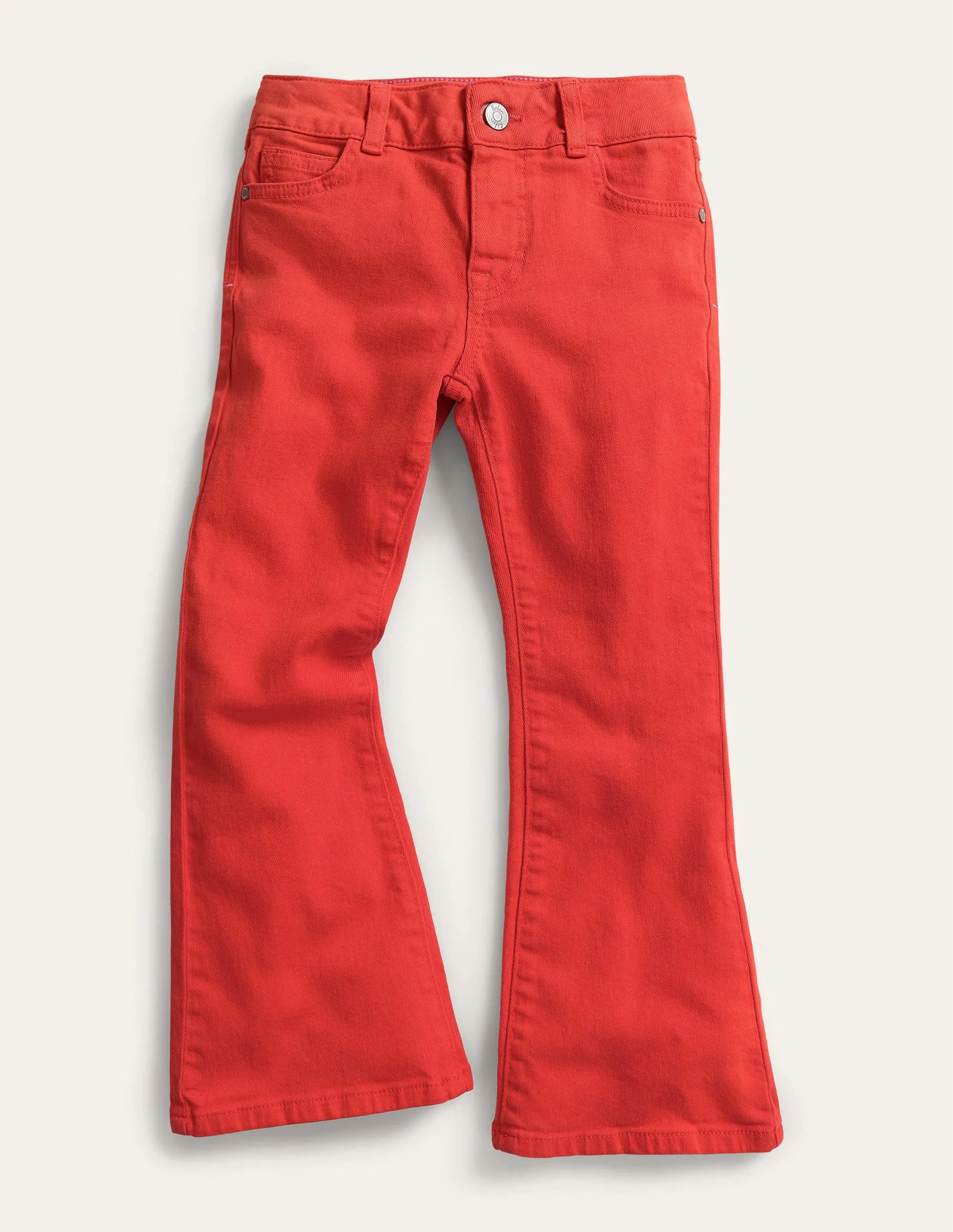 Kick Flare Jean-Mandarin Red