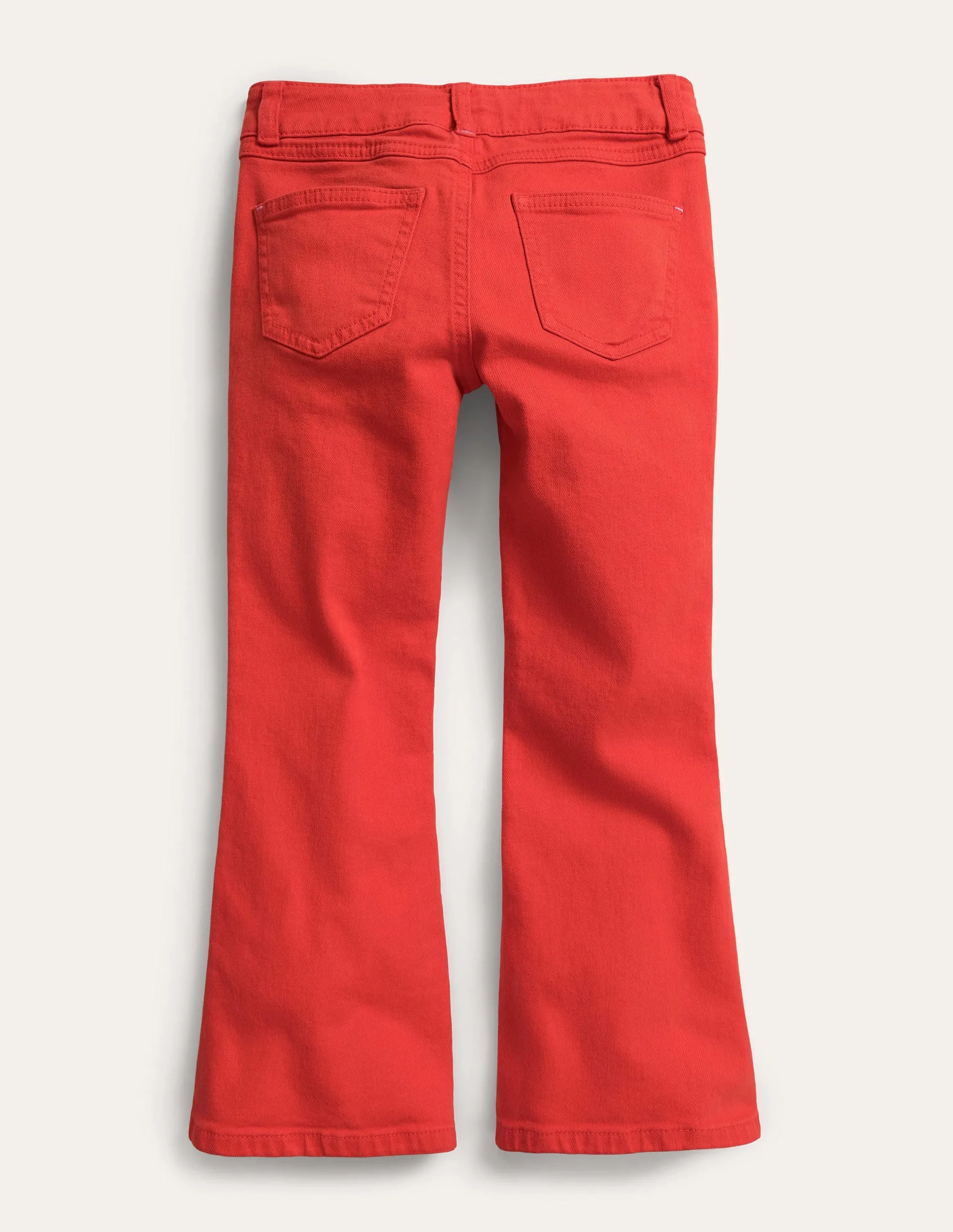 Kick Flare Jean-Mandarin Red