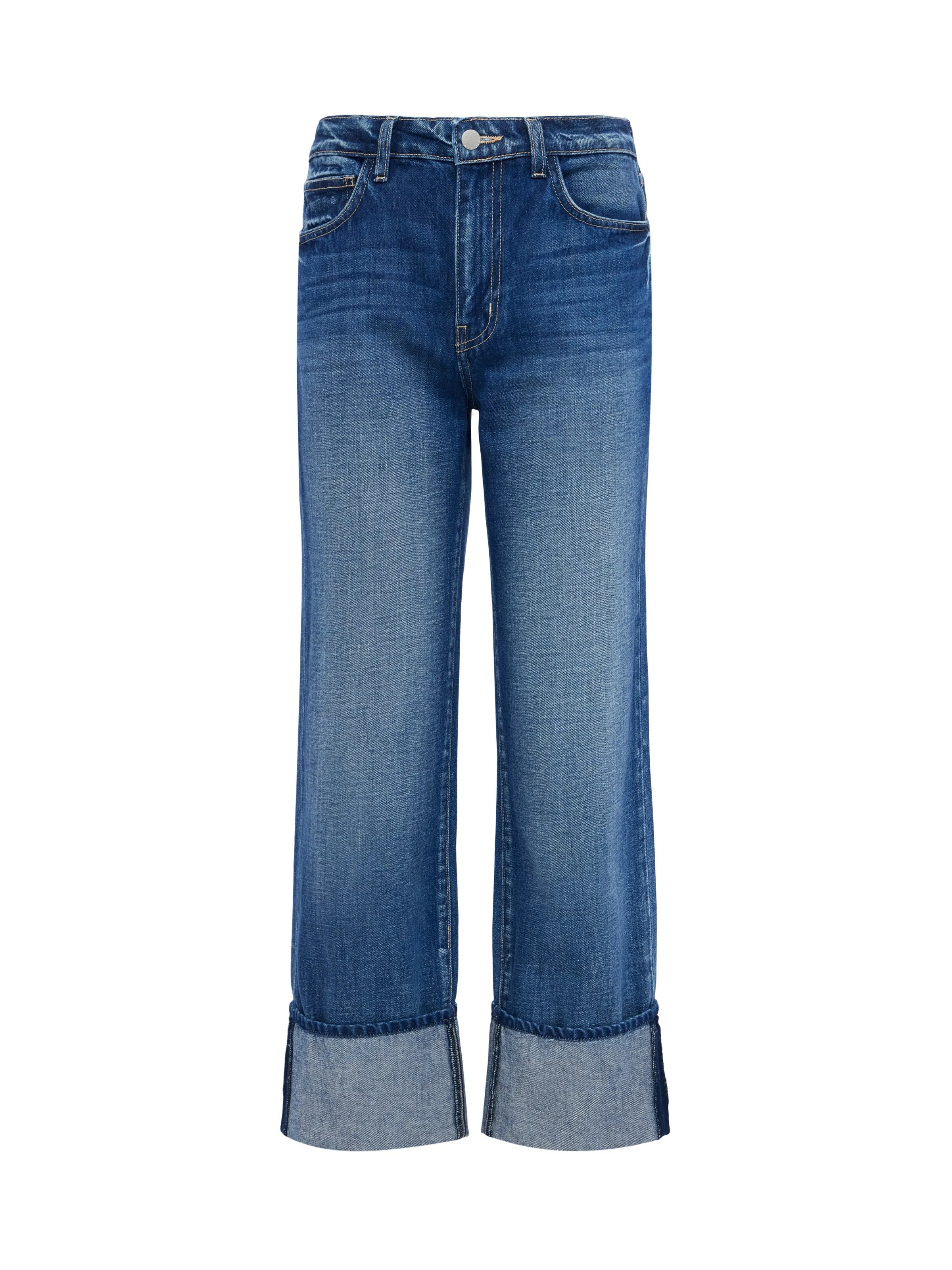 Leighton Cropped Cuffed Jean