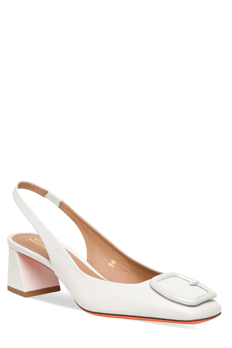 Lemon Slingback Heels