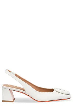 Lemon Slingback Heels