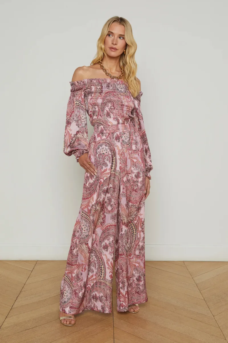 Lillian Satin Wide-Leg Pant