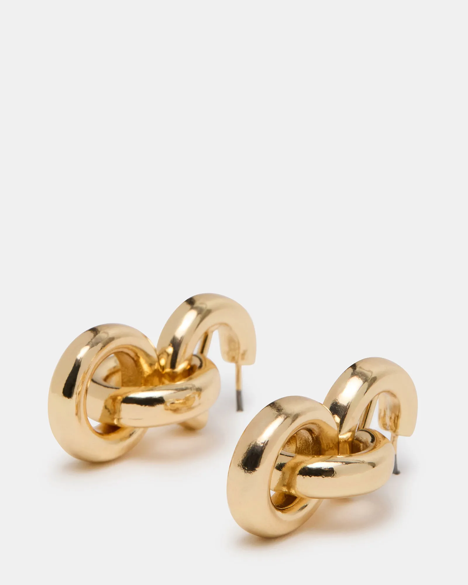 LOCK DROP EARRINGS GOLD