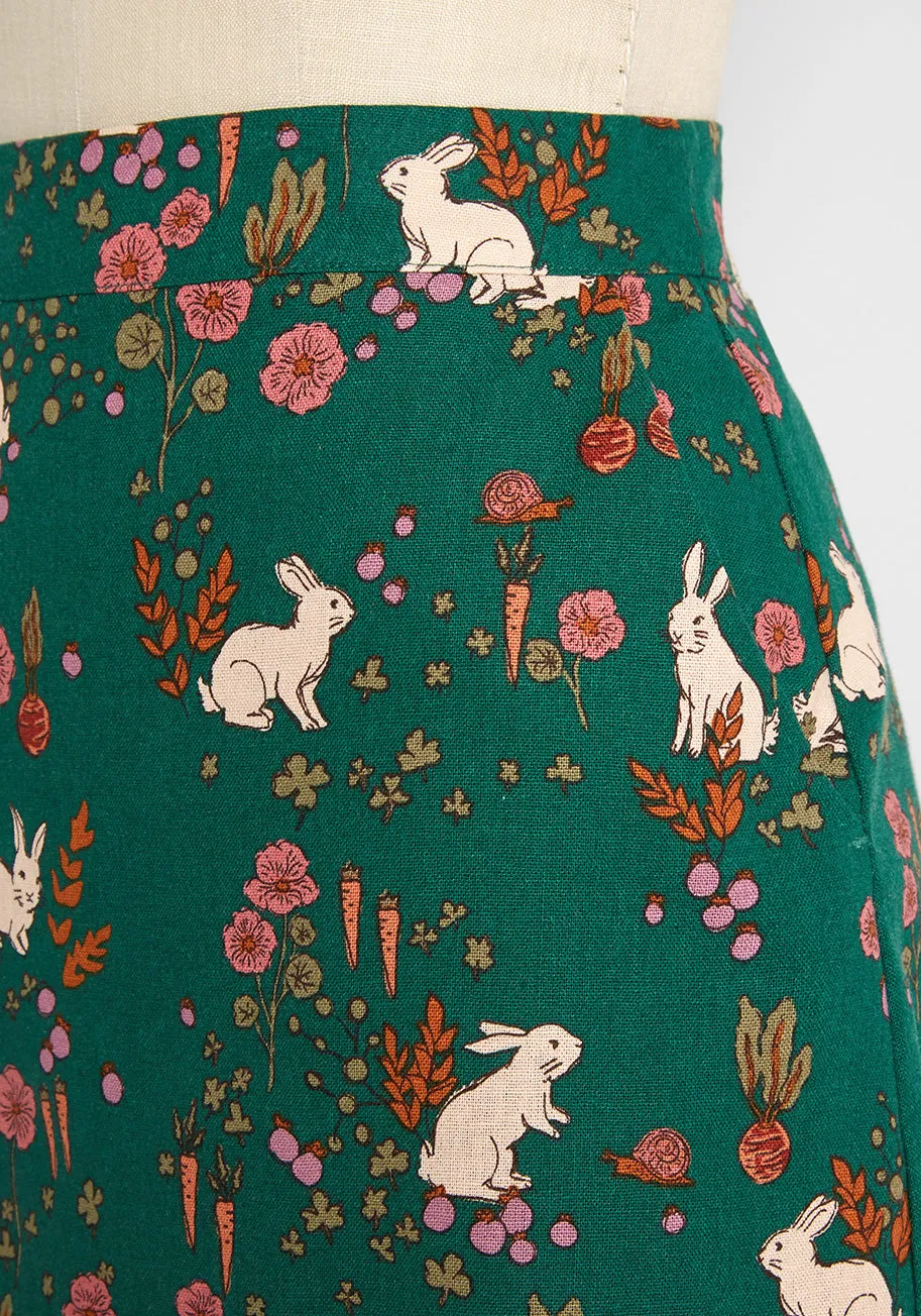 ModCloth x Princess Highway Bunny Harvest Mini Skirt